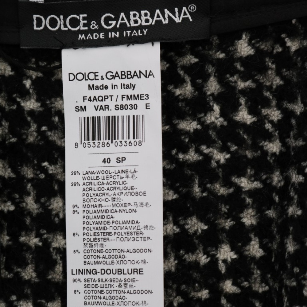 NWT DOLCE & GABBANA Gray Wool Mini Shorts IT 40/US 4 - Picture 8 of 8
